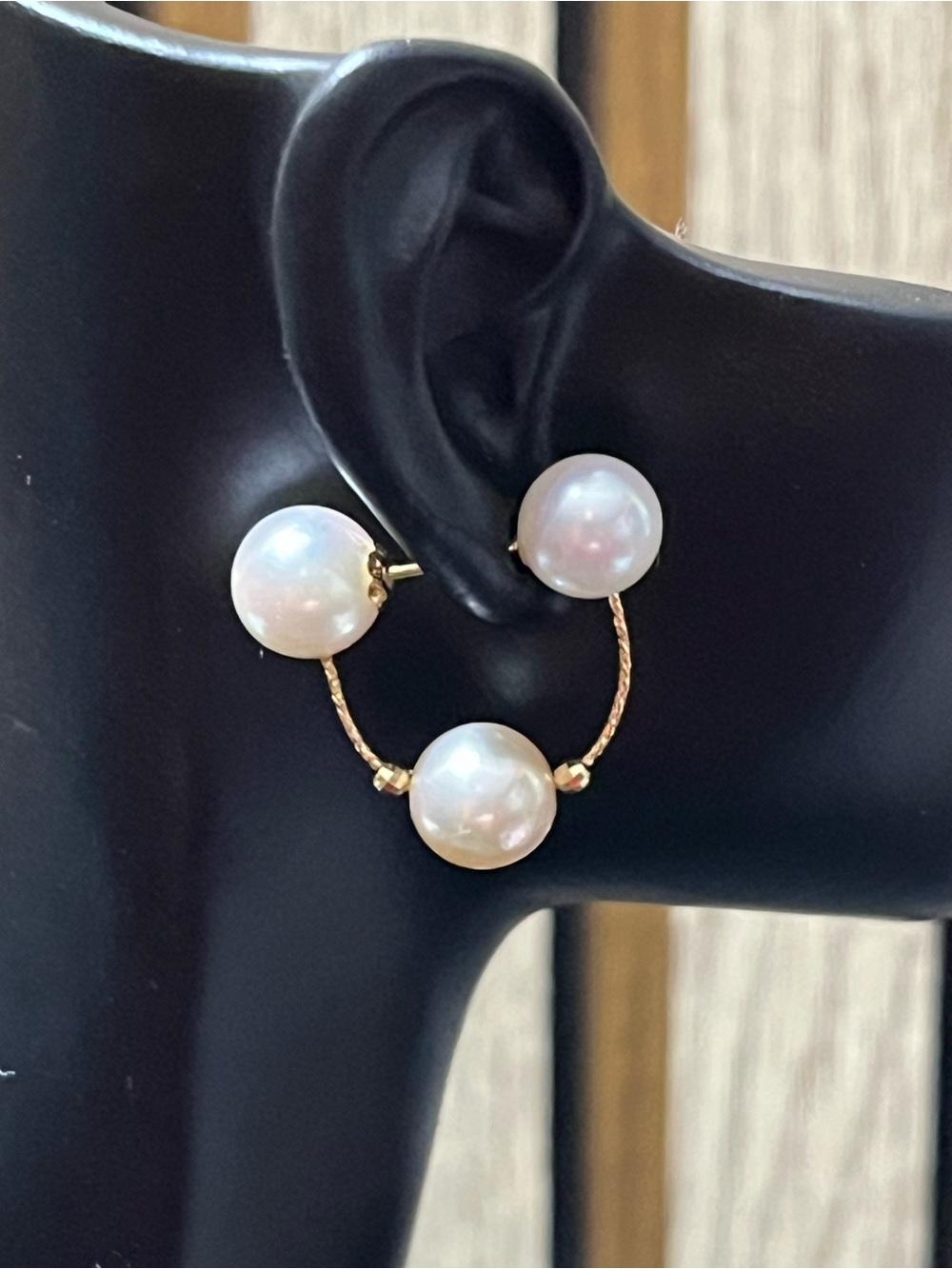 18k Japan Gold Akoya Pearl Earring